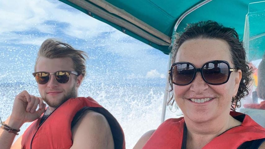 Sam Gardiner und seine Mutter Jo