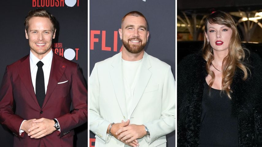 Auf Konzert: Sam Heughan will Travis Kelce Taylor ausspannen