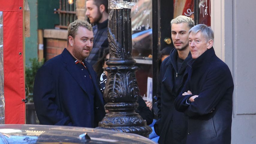 Sam Smith und Christian Cowan mit Christians Familie