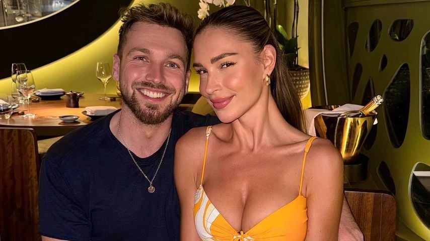 Sam Thompson und Zara McDermott im Mai 2024