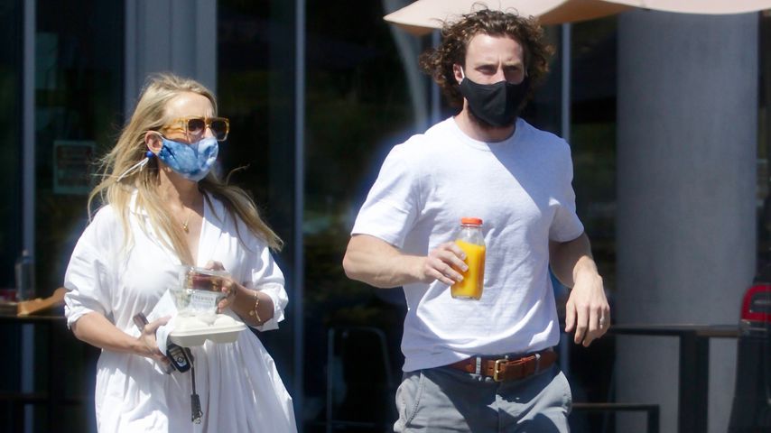 Sam und Aaron Taylor-Johnson in Kalifornien im Mai 2021