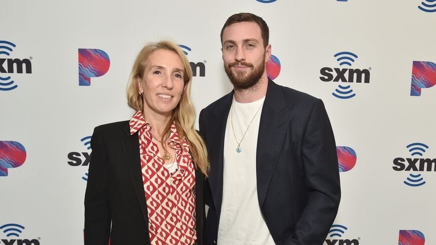 Sam und Aaron Taylor-Johnson,. Dezember 2019