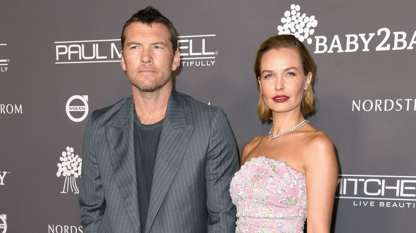 Sam Worthington und Lara Bingle Worthington im November 2018