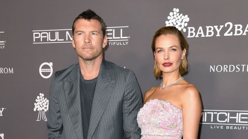 Sam Worthington und seine Frau Lara Bingle im November 2018