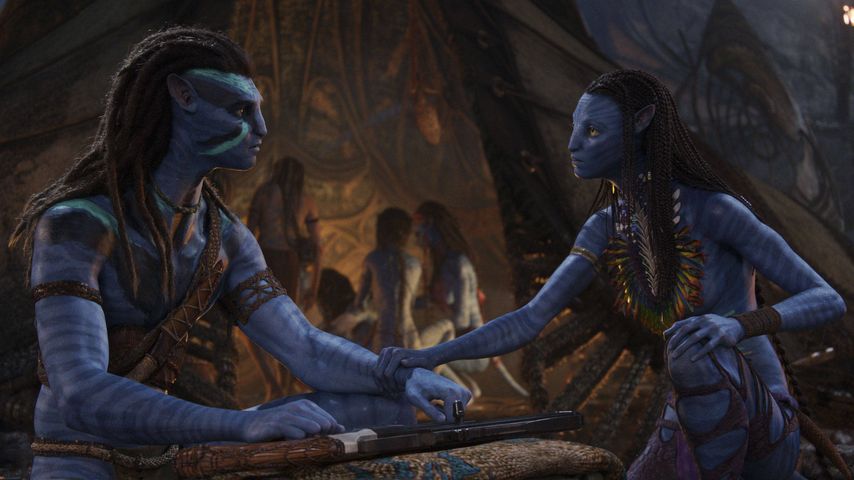 Sam Worthington und Zoe Saldana im "Avatar: The Way of Water"-Trailer