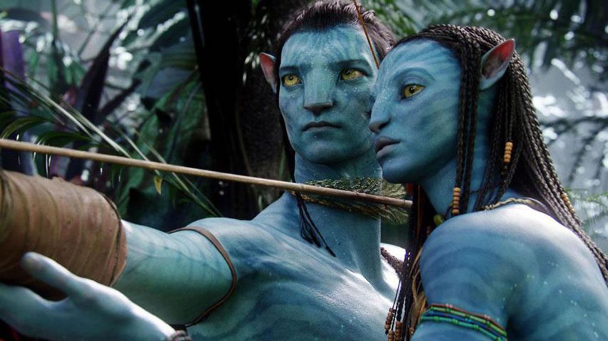 Sam Worthington und Zoe Saldana im Film "Avatar"