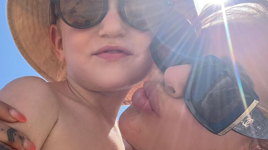 Samantha Abdul mit ihrem Sohn Ilja