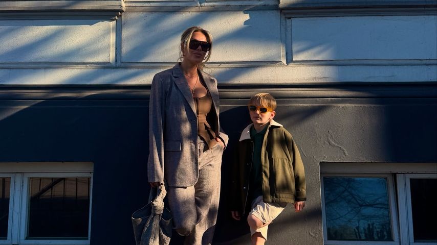 Samantha Abdul und ihr Sohn Ilja, April 2025