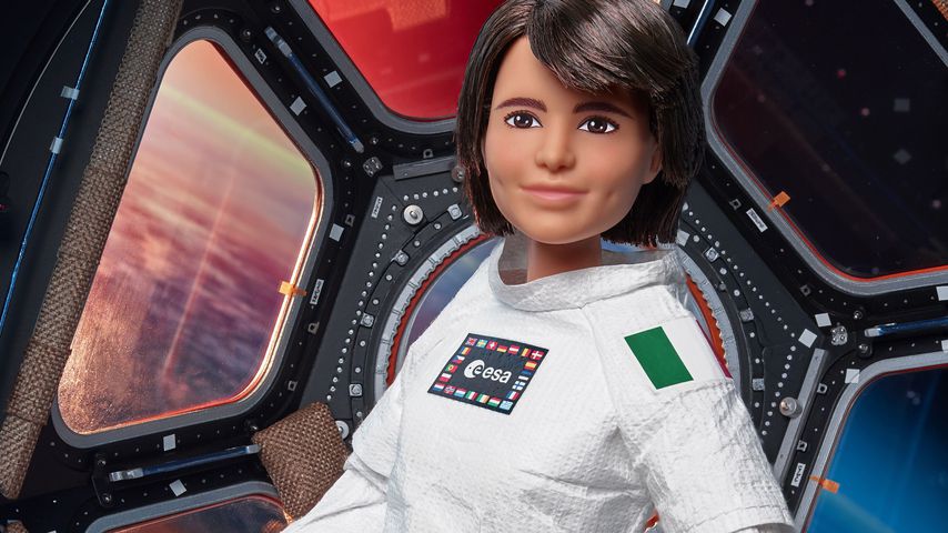 Samantha Cristoforetti als Barbiepuppe
