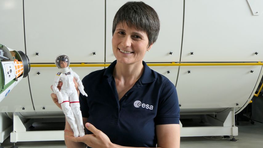 Schräg: Eine italienische Astronautin wird zur Barbiepuppe