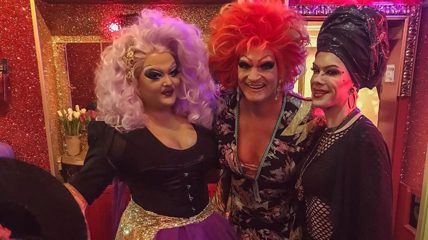 Samantha Gold, Olivia Jones und Veuve Noire in Olivias Show Club in Hamburg