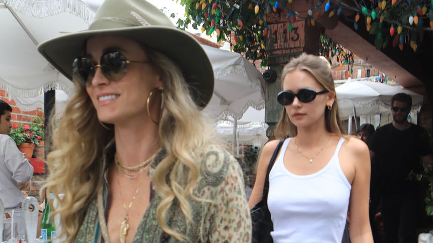 Samantha Hemsworth, Gabriella Brooks und Liam Hemsworth im Februar 2020