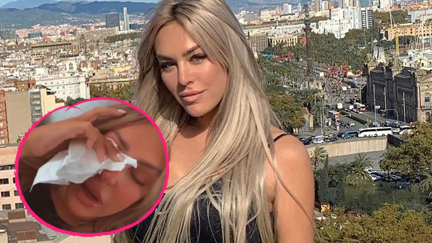 "Bin blind": Samantha Justus verletzt Auge beim Schminken