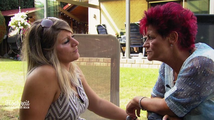 Samantha und ihre Mutter Ute bei "Hochzeit auf den ersten Blick" 2019
