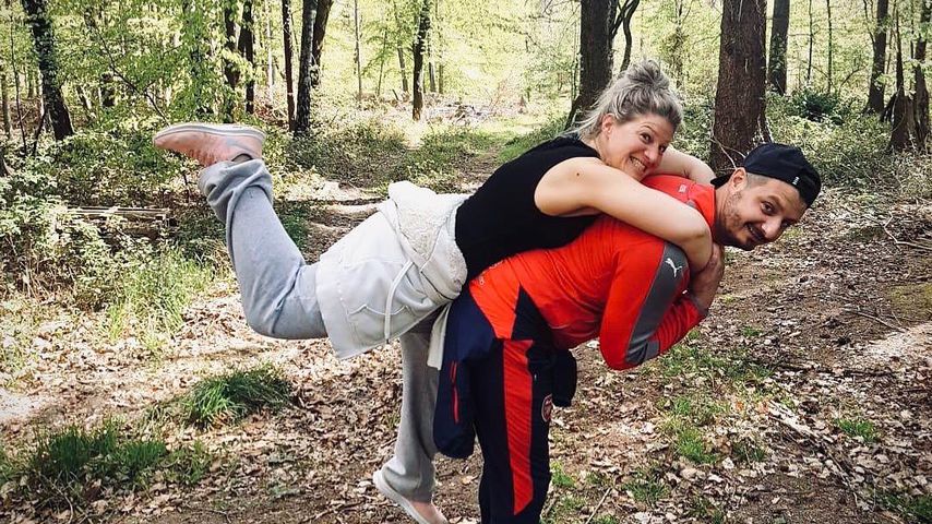 Samantha und ihr Mann Serkan im April 2020