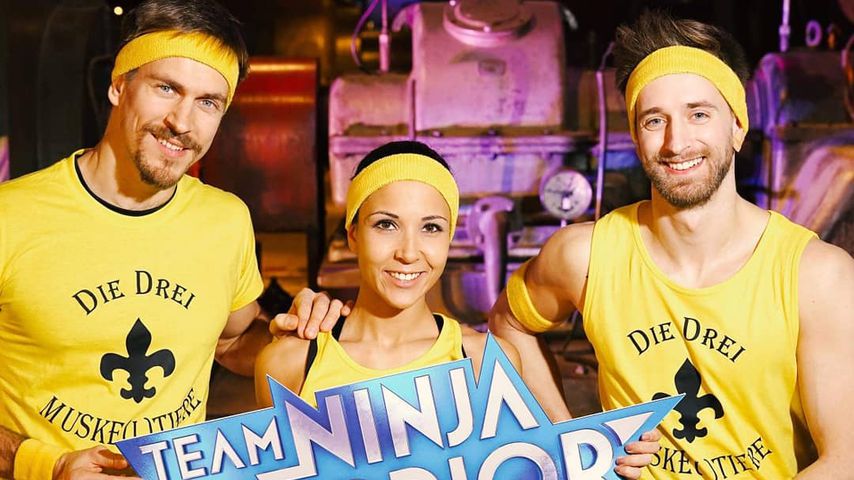 Samara Alessa mit Kollegen bei "Team Ninja Warrior"