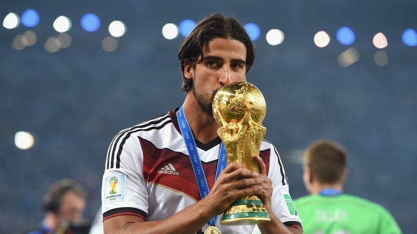 Sami Khedira nach dem Finale der Fußball-WM 2014