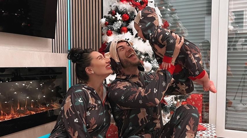 Zuckersüß! Serkan Yavuz und seine Familie im Weihnachts-Look