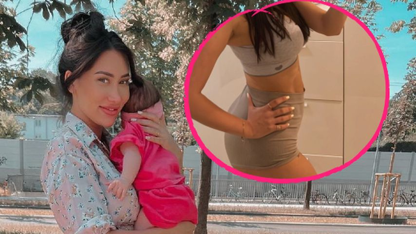 Drei Monate nach Geburt: Samira Klampfl stolz auf ihren Body