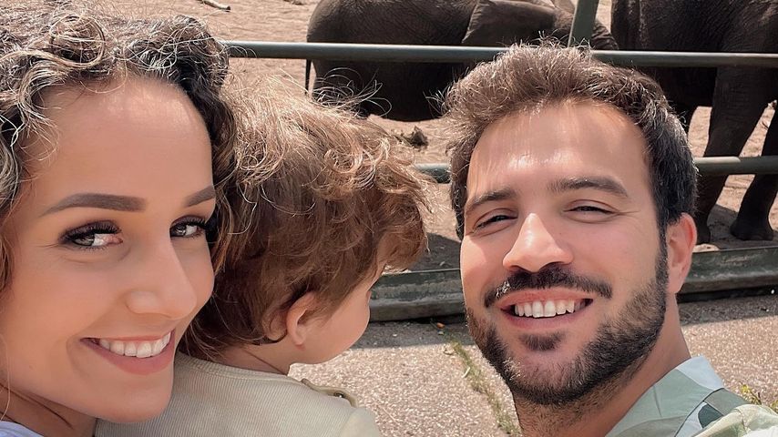 Samira und Yasin Cilingir mit ihrem Sohn Malik in Hamburg