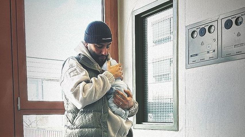 Samra und sein Baby im März 2024