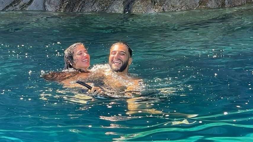 Rapper Samra und seine Frau Dunja Akkouche