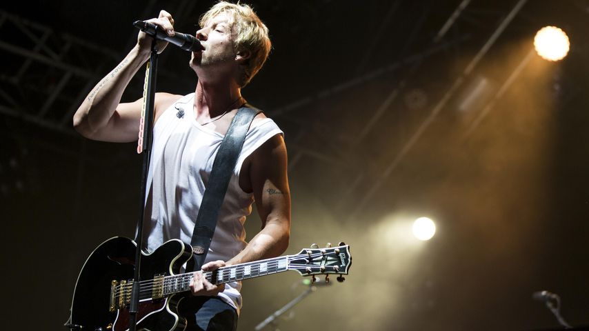 Samu Haber bei einem Open-Air-Konzert