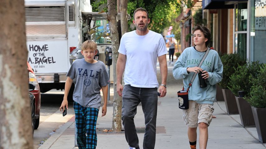 Samuel Affleck, Ben Affleck und Fin Affleck im September 2024