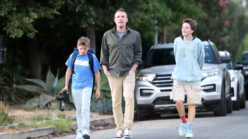 Samuel Affleck, Ben Affleck und Fin Affleck im August 2024