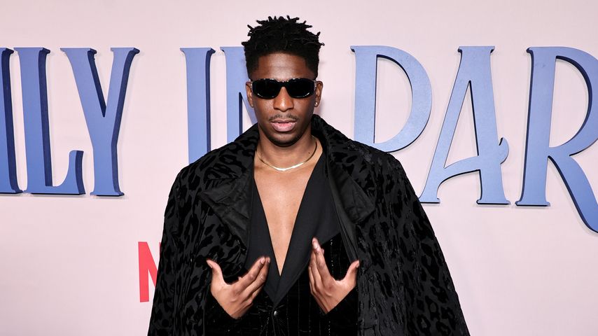 Samuel Arnold bei der Premiere von "Emily in Paris" in New York, 2022