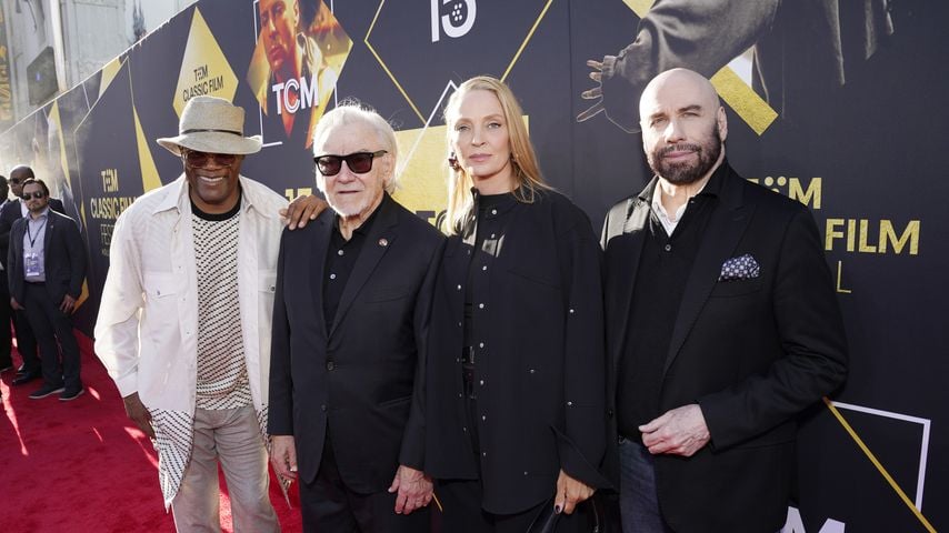 "Pulp Fiction"-Stars Samuel L. Jackson, Harvey Keitel, Uma Thurman und John Travolta
