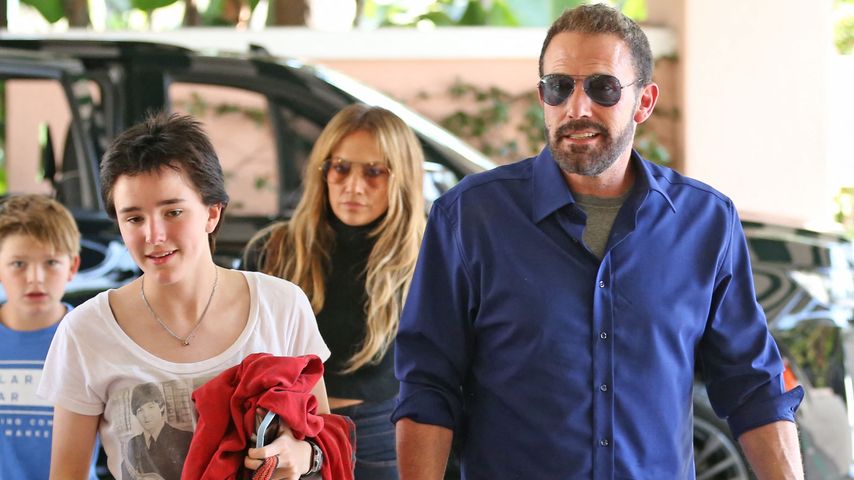 Jennifer Lopez und Ben Affleck mit Bens Kids Samuel und Fin im September 2024