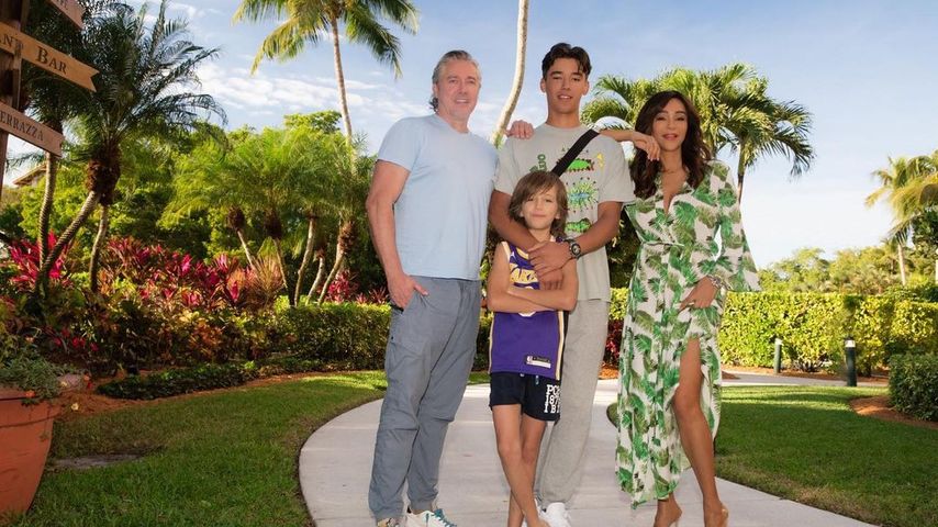 San Diego Franjo Pooth und seine Familie im April 2022
