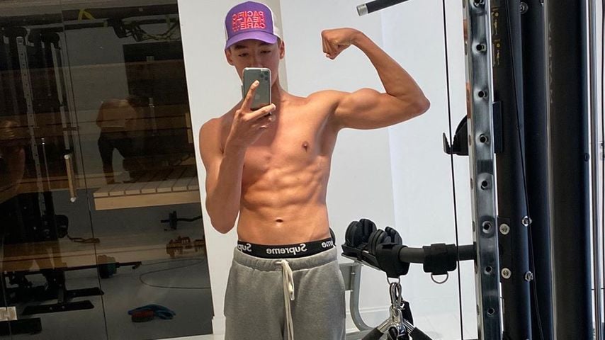 Hingucker: Verona Pooths Sohn San Diego (16) zeigt Sixpack!