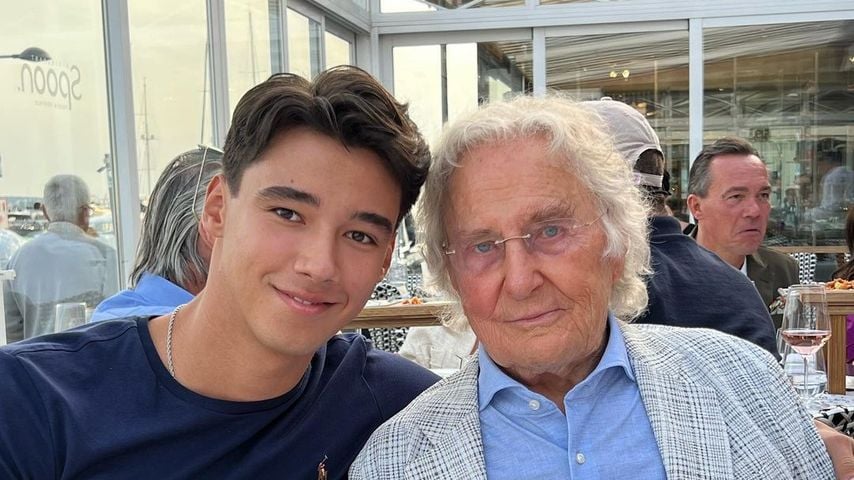 San Diego Pooth mit seinem Opa Franjo Senior