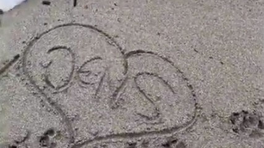 Sandmalerei von Daniela Büchner