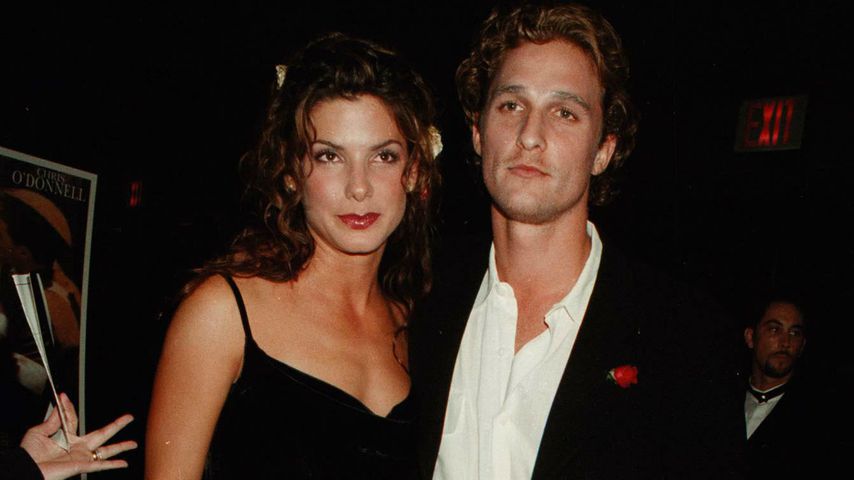 Sandra Bullock und Matthew McConaughey, Oktober 2000