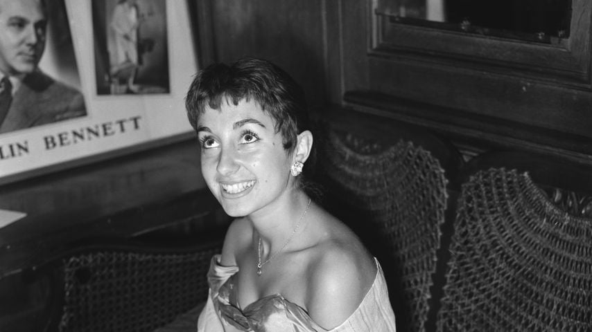 Sandra Caron am 13. August 1955