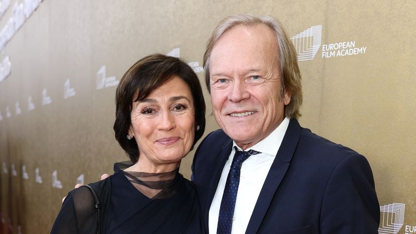 Sandra Maischberger und Jan Kerhart bei den 38. European Film Awards im Haus der Kulturen der Welt in Berlin, Januar 2026