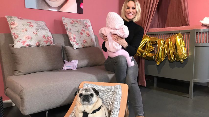 Vier Monate Baby-Glück: Nur Sandra Kuhns Hund protestiert