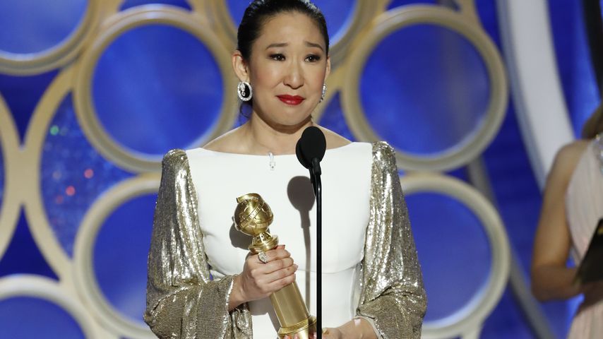 Sandra Oh bei den Golden Globes in Beverly Hills im Januar 2019