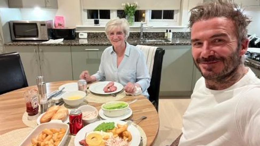 Mama Sandra und David Beckham
