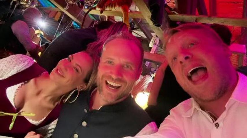 Sandy Meyer-Wölden, Alexander Müller und Oliver Pocher, Wiesn 2024