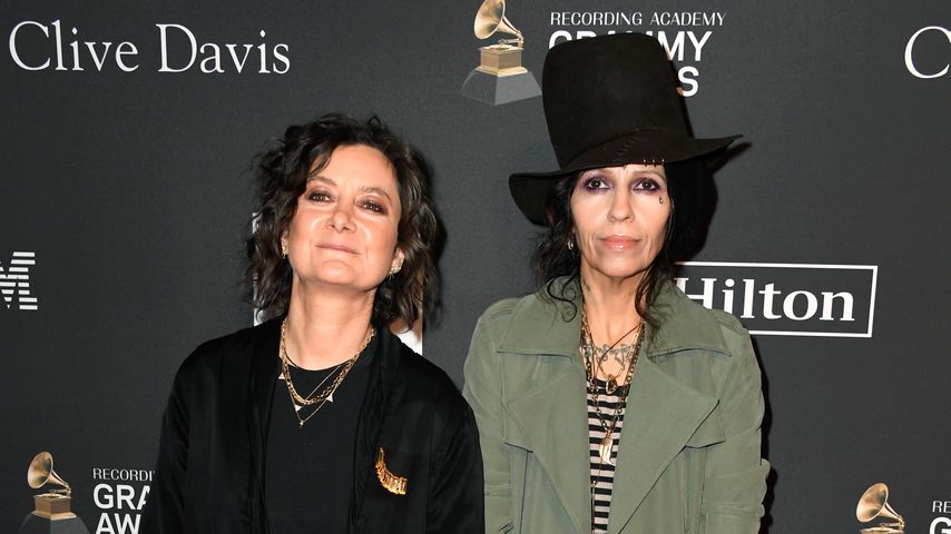 Schauspielerin Sarah Gilbert und Sängerin Linda Perry
