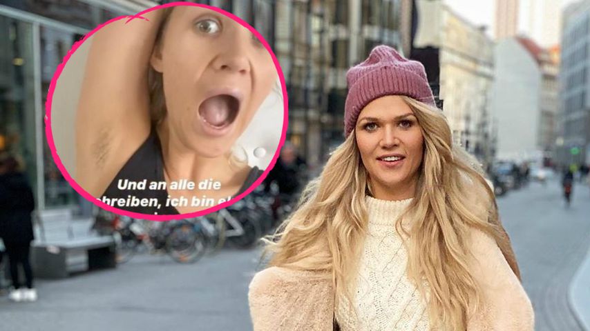 "Im Trend": Sara Kulka zeigt ganz stolz ihre Achselhaare