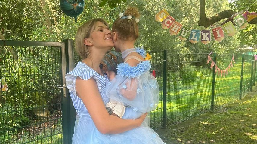 Sara Kulka mit ihrer Tochter Annabell