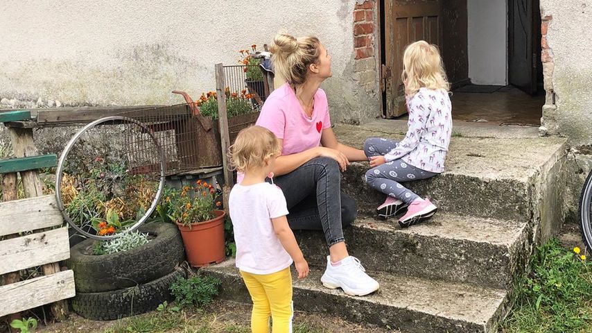 Sara Kulka und ihre beiden Töchter