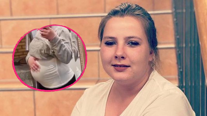 Runder Babybauch: Sarafina Wollny kann ihr Glück kaum fassen