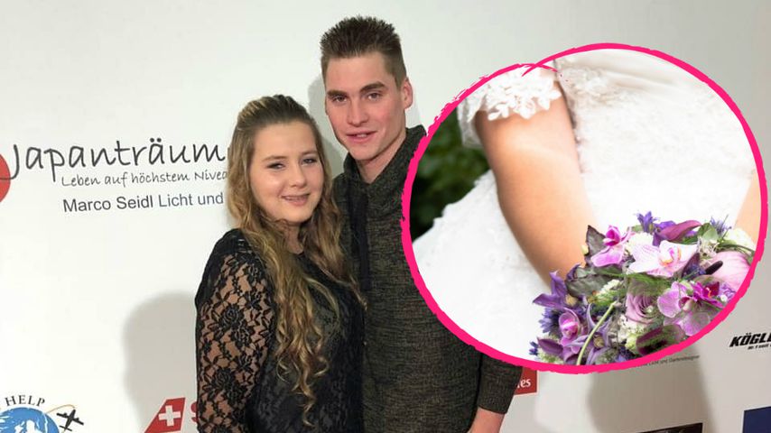 Sarafina Wollny & Peter: Erstes Detail ihres Hochzeitskleids
