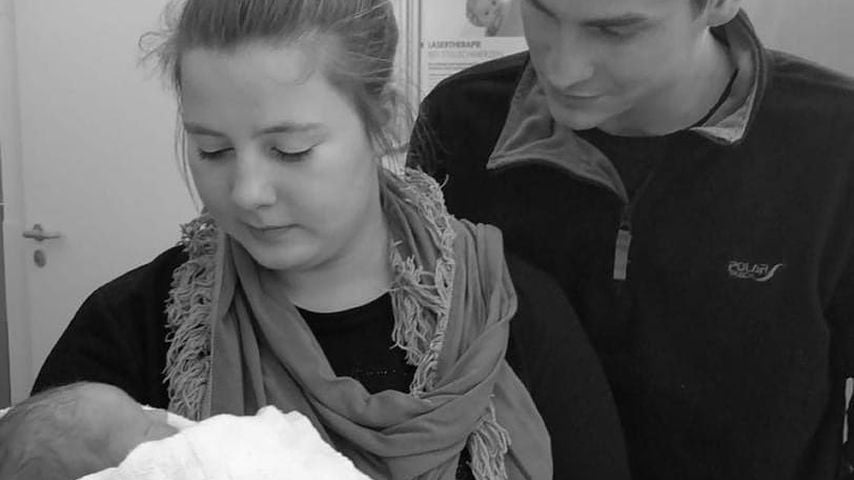 Sarafina Wollny und Mann Peter mit Nichte Cathaleya